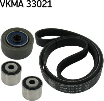 SKF VKMA 33021 - Поликлиновий ремінний комплект autozip.com.ua