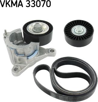 SKF VKMA 33070 - Поликлиновий ремінний комплект autozip.com.ua