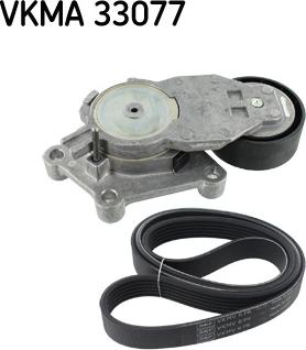 SKF VKMA 33077 - Поликлиновий ремінний комплект autozip.com.ua