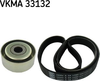 SKF VKMA 33132 - Поликлиновий ремінний комплект autozip.com.ua