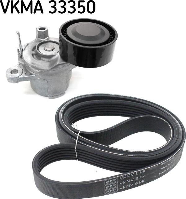SKF VKMA 33350 - Поликлиновий ремінний комплект autozip.com.ua