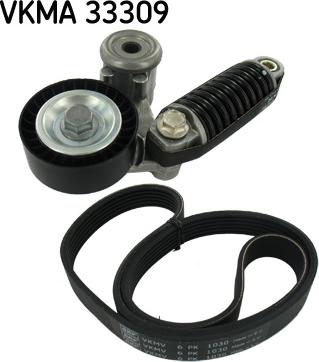 SKF VKMA 33309 - Поликлиновий ремінний комплект autozip.com.ua