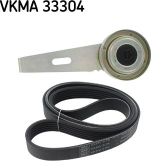 SKF VKMA 33304 - Поликлиновий ремінний комплект autozip.com.ua