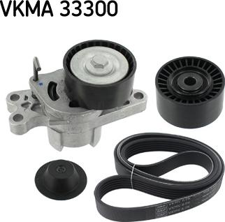 SKF VKMA 33300 - Поликлиновий ремінний комплект autozip.com.ua