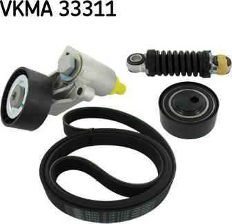 SKF VKMA 33311 - Поликлиновий ремінний комплект autozip.com.ua