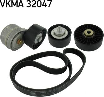 SKF VKMA 32047 - Поликлиновий ремінний комплект autozip.com.ua