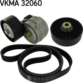 SKF VKMA 32060 - Поликлиновий ремінний комплект autozip.com.ua