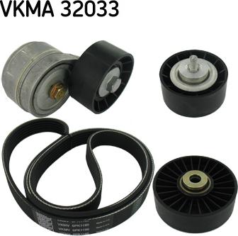 SKF VKMA 32033 - Поликлиновий ремінний комплект autozip.com.ua