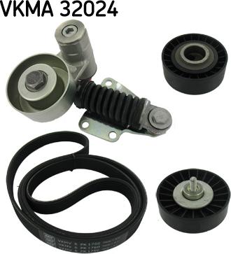 SKF VKMA 32024 - Поликлиновий ремінний комплект autozip.com.ua