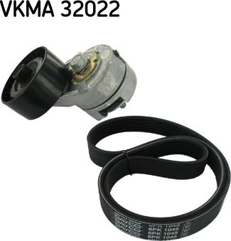 SKF VKMA 32022 - Поликлиновий ремінний комплект autozip.com.ua