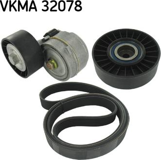 SKF VKMA 32078 - Поликлиновий ремінний комплект autozip.com.ua