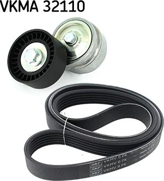 SKF VKMA 32110 - Поликлиновий ремінний комплект autozip.com.ua