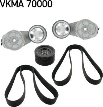 SKF VKMA 70000 - Поликлиновий ремінний комплект autozip.com.ua