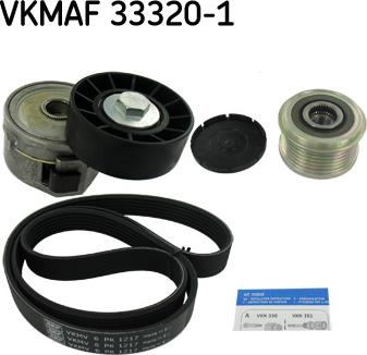 SKF VKMAF 33320-1 - Поликлиновий ремінний комплект autozip.com.ua