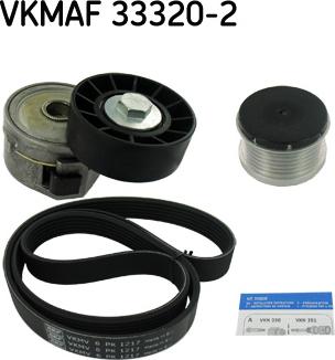 SKF VKMAF 33320-2 - Поликлиновий ремінний комплект autozip.com.ua