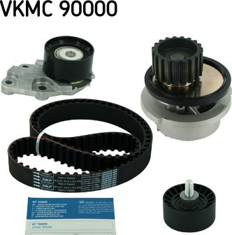 SKF VKMC 90000 - Водяний насос + комплект зубчатого ременя autozip.com.ua