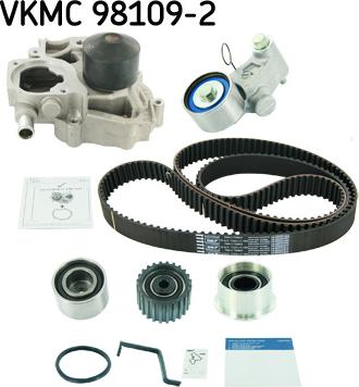 SKF VKMC 98109-2 - Водяний насос + комплект зубчатого ременя autozip.com.ua