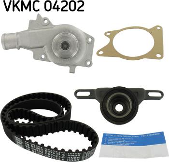 SKF VKMC 04202 - Водяний насос + комплект зубчатого ременя autozip.com.ua