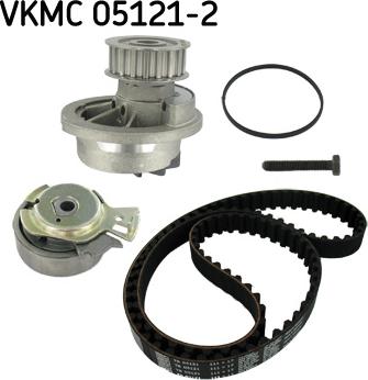 SKF VKMC 05121-2 - Водяний насос + комплект зубчатого ременя autozip.com.ua