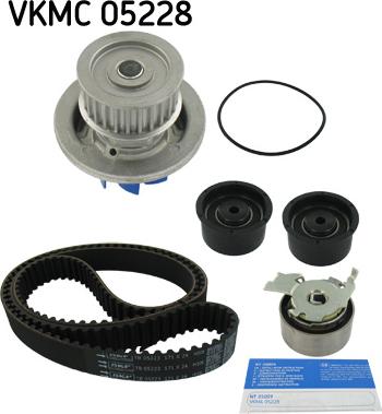 SKF VKMC 05228 - Водяний насос + комплект зубчатого ременя autozip.com.ua