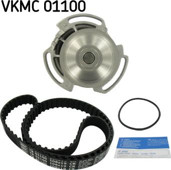 SKF VKMC 01100 - Водяний насос + комплект зубчатого ременя autozip.com.ua