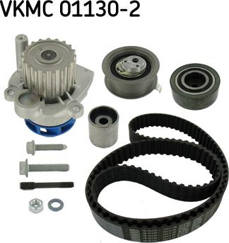 SKF VKMC 01130-2 - Водяний насос + комплект зубчатого ременя autozip.com.ua