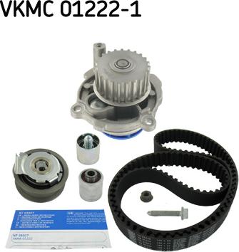 SKF VKMC 01222-1 - Водяний насос + комплект зубчатого ременя autozip.com.ua