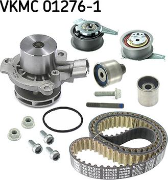 SKF VKMC 01276-1 - Водяний насос + комплект зубчатого ременя autozip.com.ua