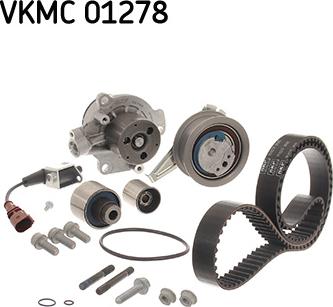 SKF VKMC 01278-2 - Водяний насос + комплект зубчатого ременя autozip.com.ua