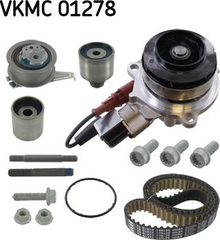 SKF VKMC 01278 - Водяний насос + комплект зубчатого ременя autozip.com.ua