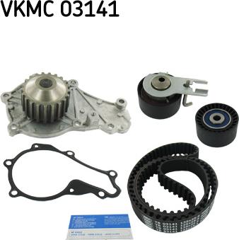 SKF VKMC 03141 - Водяний насос + комплект зубчатого ременя autozip.com.ua