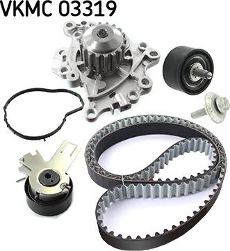 SKF VKMC 03319 - Водяний насос + комплект зубчатого ременя autozip.com.ua