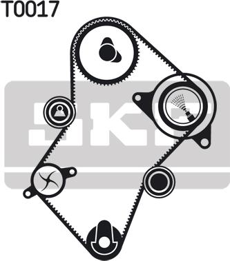 SKF VKMC 03240 - Водяний насос + комплект зубчатого ременя autozip.com.ua