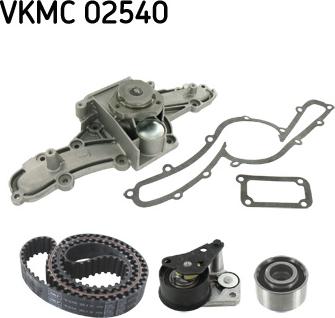 SKF VKMC 02540 - Водяний насос + комплект зубчатого ременя autozip.com.ua