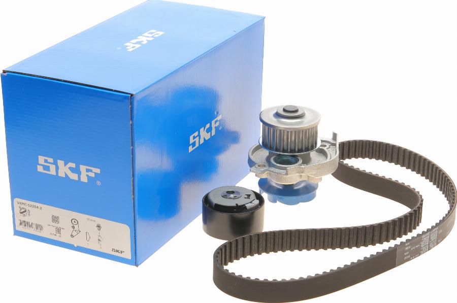 SKF VKMC 02204-2 - Водяний насос + комплект зубчатого ременя autozip.com.ua