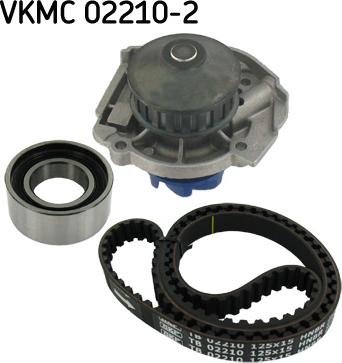 SKF VKMC 02210-2 - Водяний насос + комплект зубчатого ременя autozip.com.ua