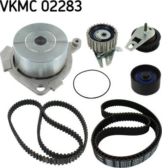 SKF VKMC 02283 - Водяний насос + комплект зубчатого ременя autozip.com.ua