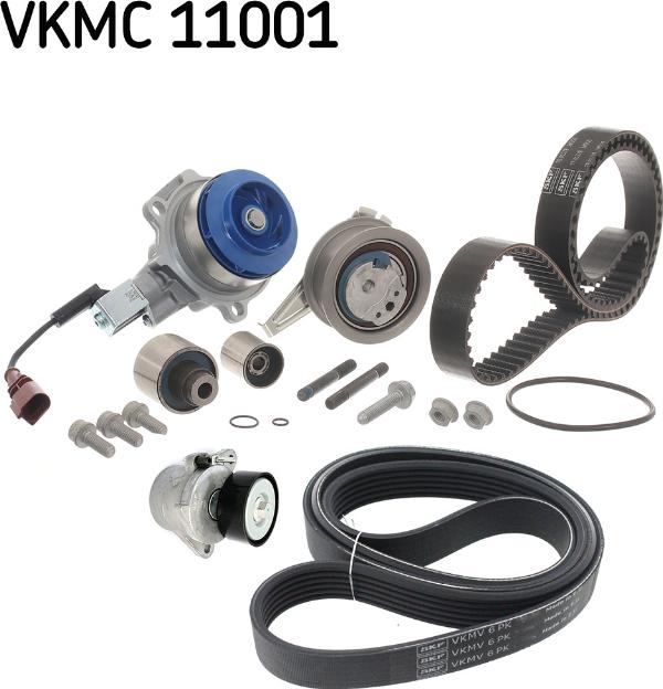 SKF VKMC 11001 - Водяний насос + комплект зубчатого ременя autozip.com.ua