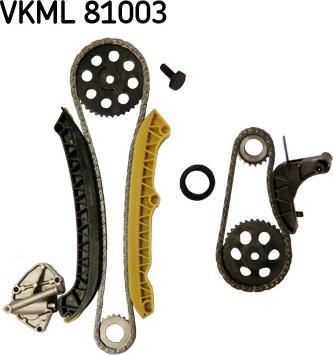 SKF VKML 81003 - Комплект ланцюга приводу распредвала autozip.com.ua