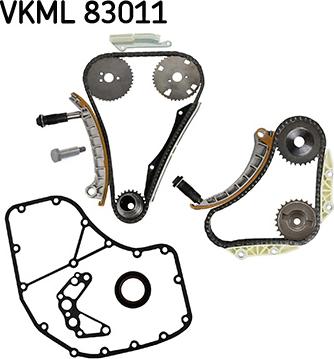 SKF VKML 83011 - Комплект ланцюга приводу распредвала autozip.com.ua