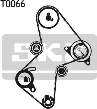 SKF VKMS 06111-1 - Комплект ременя ГРМ autozip.com.ua
