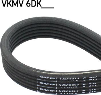 SKF VKMV 6DK1697 - Поліклиновий ремінь autozip.com.ua