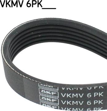 SKF VKMV 6PK1026 - Поліклиновий ремінь autozip.com.ua