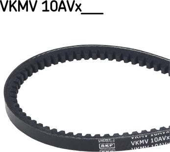 SKF VKMV 10AVx650 - Клиновий ремінь autozip.com.ua