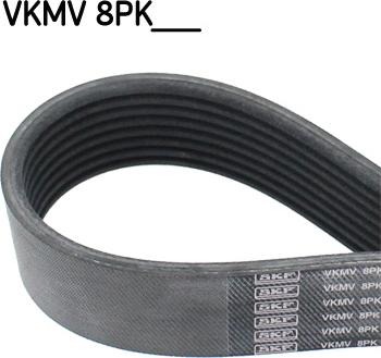 SKF VKMV 8PK1162 R - Поліклиновий ремінь autozip.com.ua