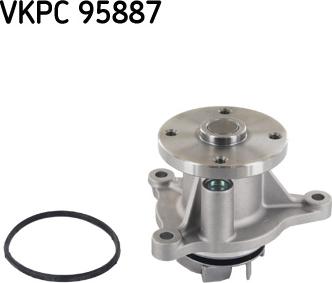 SKF VKPC 95887 - Водяний насос autozip.com.ua