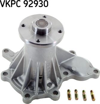 SKF VKPC 92930 - Водяний насос autozip.com.ua