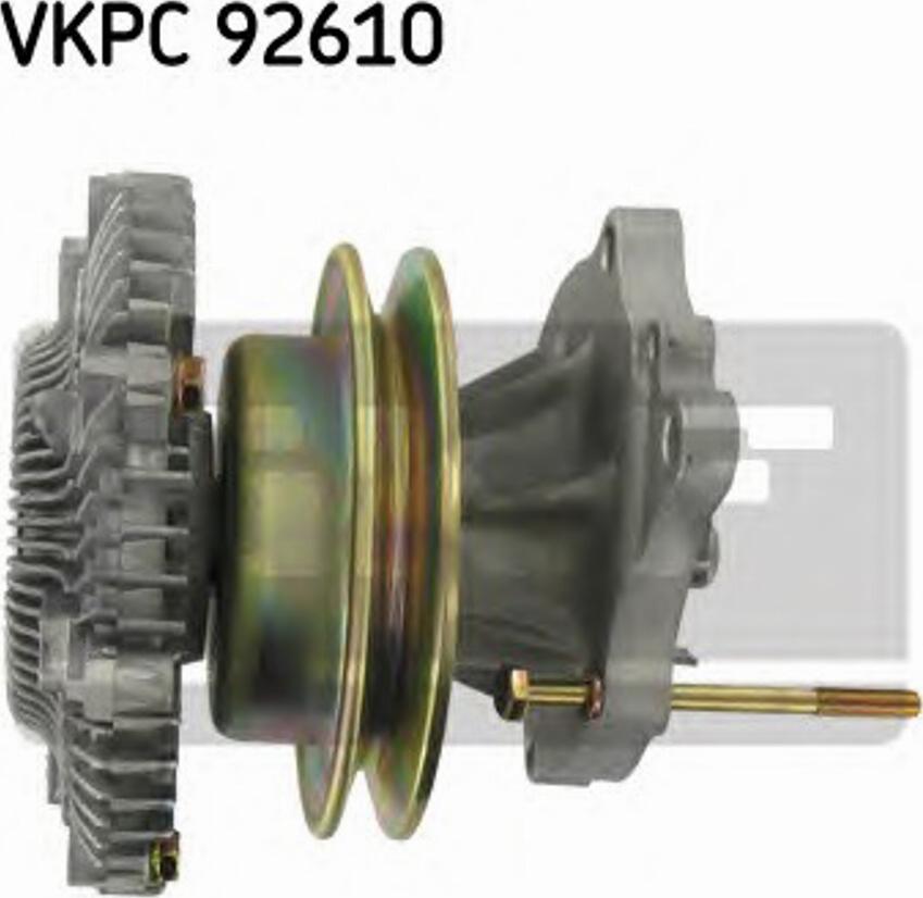 SKF VKPC 92610 - Водяний насос autozip.com.ua