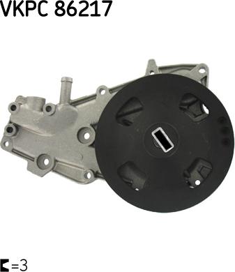 SKF VKPC 86217 - Водяний насос autozip.com.ua