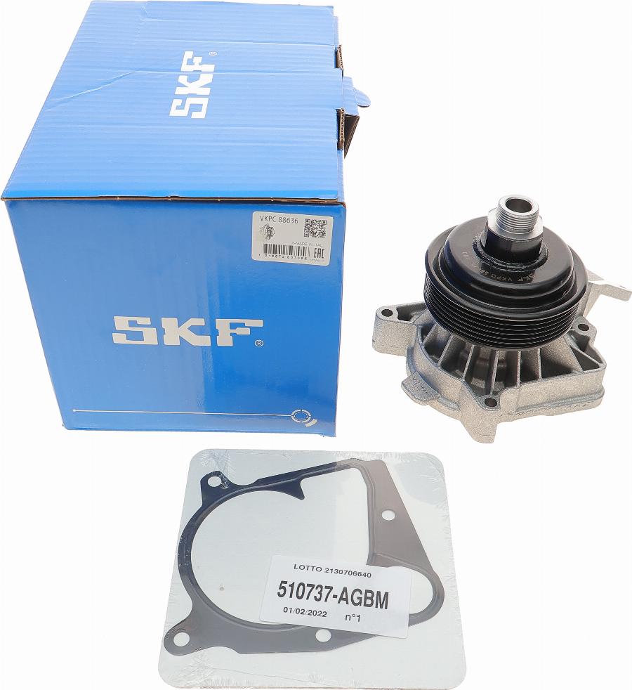 SKF VKPC 88636 - Водяний насос autozip.com.ua